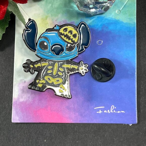 Stitch Skelton Lapel Pin Patch Costume Badge Brooch Accessories Gift Jewelry Pin - Picture 5 of 6